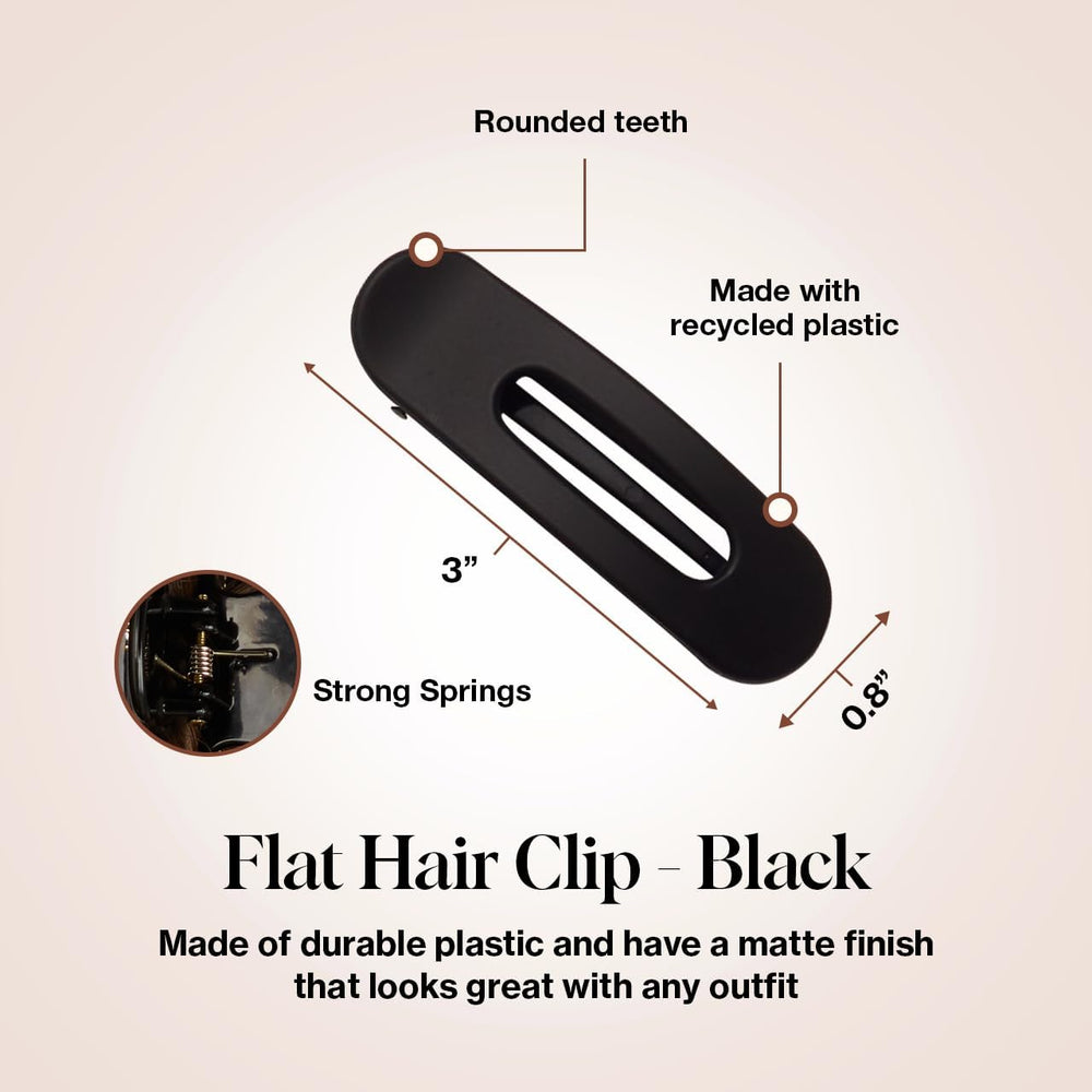 Kitsch small clip detail showing matte surface that prevents snagging