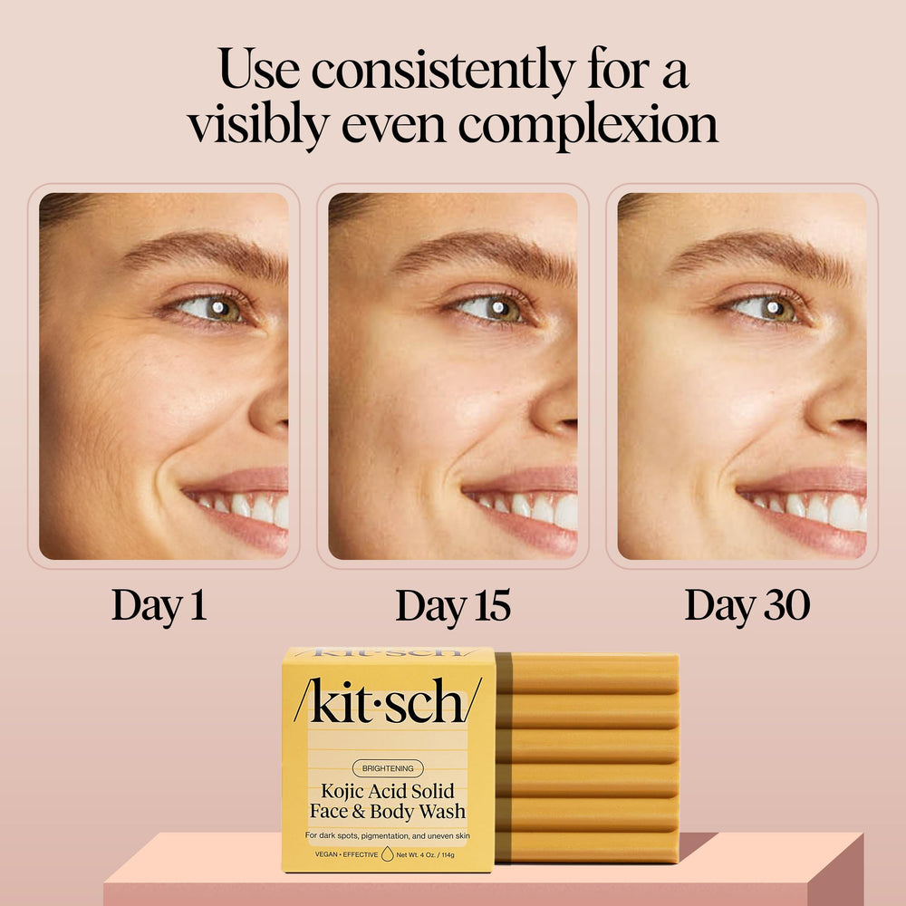 Kitsch soap held in hand to show true 4 oz size and scale