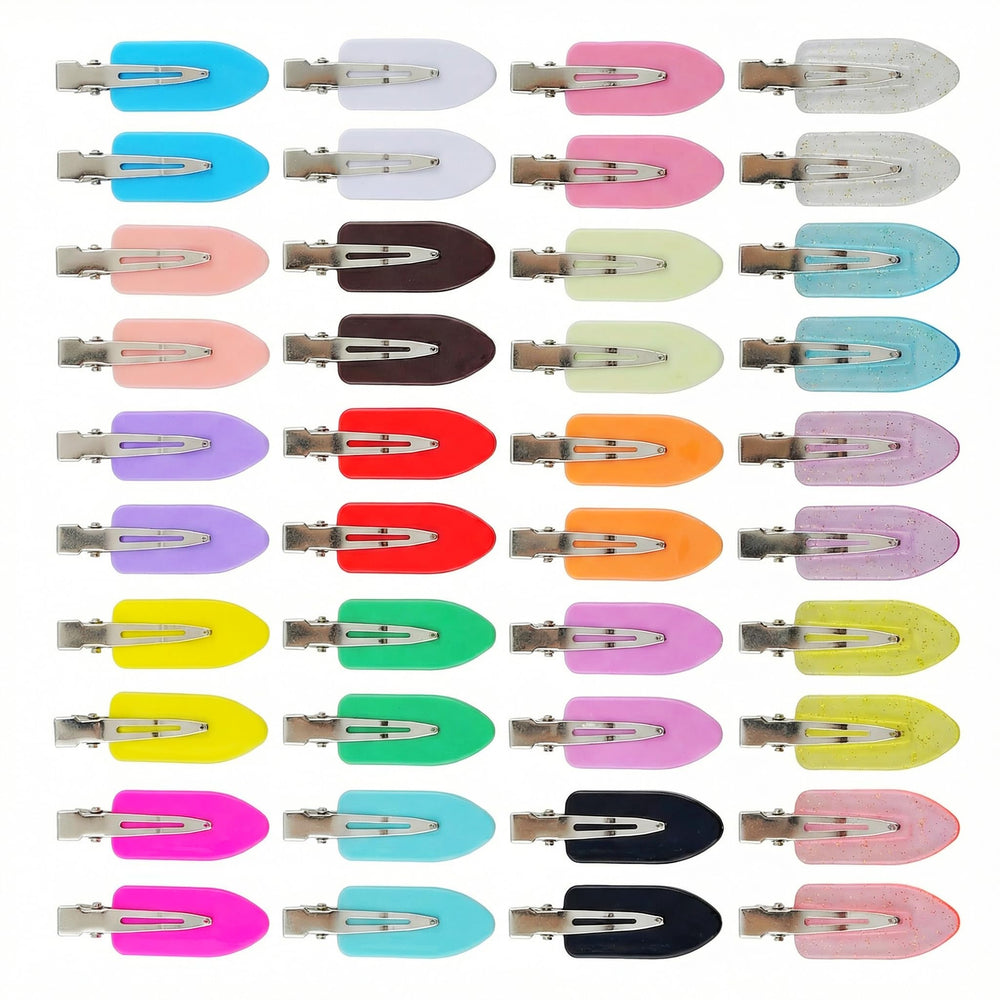 KJML DIY front packaging showing 40 creaseless clips and color variety benefits