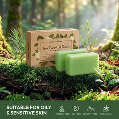 KlearBloom bar on shower shelf in lifestyle shot promoting refreshed skin