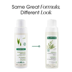 Klorane bottles in a toiletry bag for travel convenience and TSA approval
