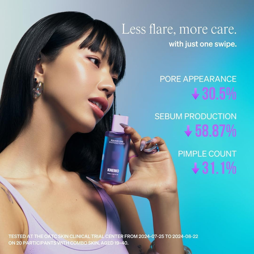 KNEMO ingredient panel close-up highlighting actives and antioxidant complex