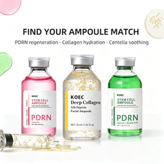 KOEC ampoule on bathroom shelf lifestyle shot suggesting daily routine enhancement
