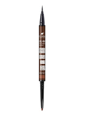 Kokie gel pencil texture stroke demonstrating creamy matte brown payoff for blending