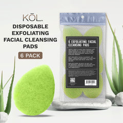KOL close-up of pad texture revealing soft exfoliating surface, gentle polishing