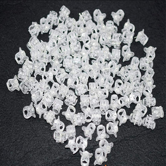 KOLIFU clear pack front showing 100 mini clips, convenient supply