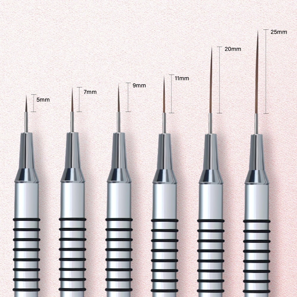 Komall brushes in salon with technician illustrating professional use
