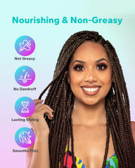 Komoko smoothing a wig edge for clean, natural-looking hairline control