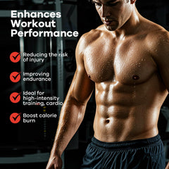 Komoko stick used with a waist trimmer for intensified sweat