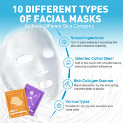KONEUK close up of mask texture and serum to show hydrating formula benefits