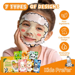 KONEUK single mask sheet laid flat showing placement and soaked serum for easy use