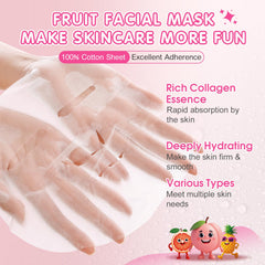 KONEUK strawberry mask close-up showing soft sheet texture and comfort