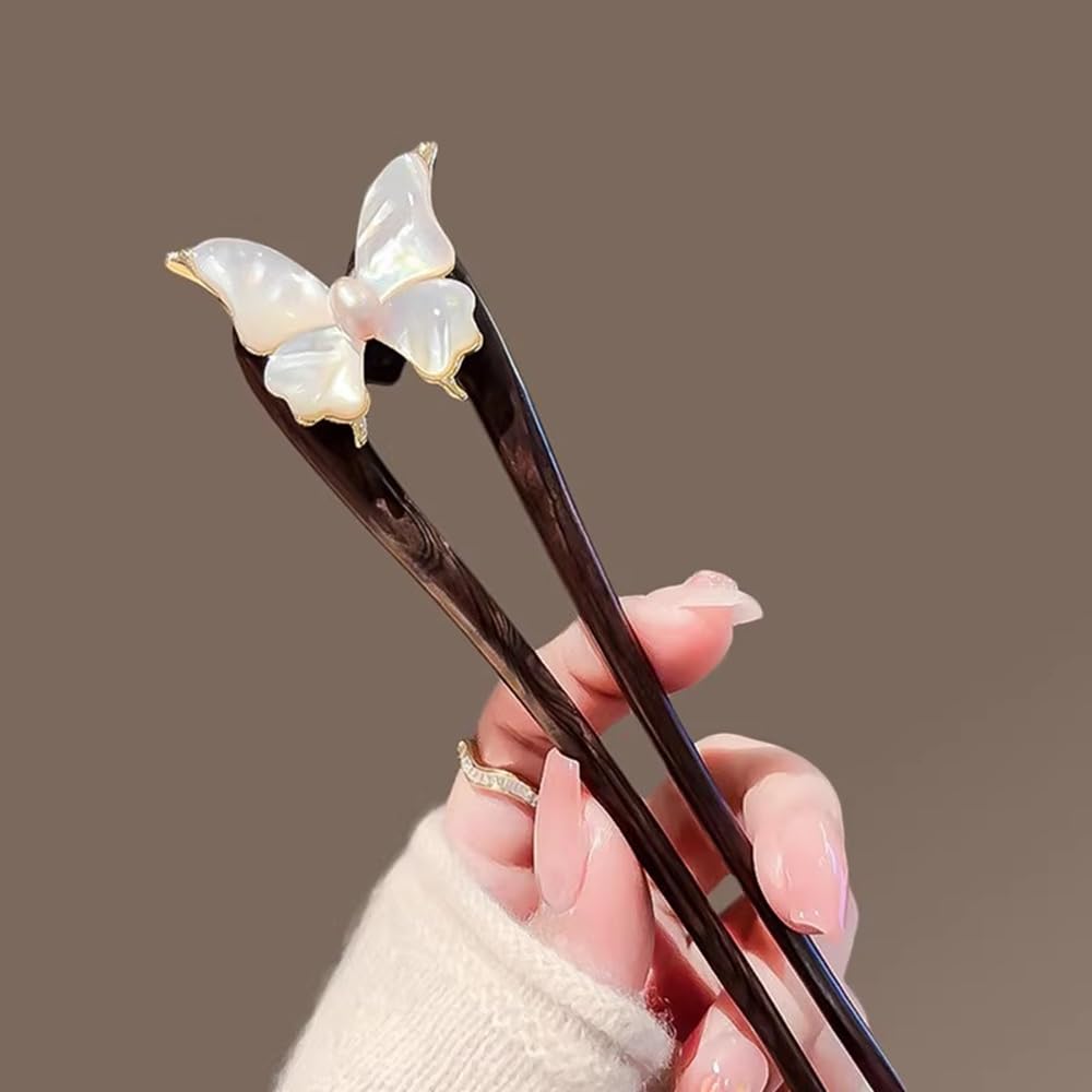 KOOYORK hair fork securing a bun for comfortable, all-day hold