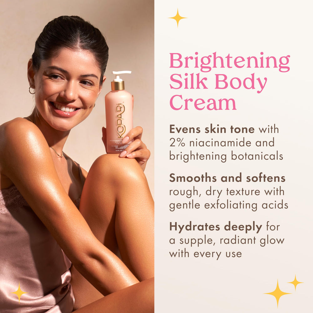Kopari cream being dispensed to show fast-absorbing application benefit