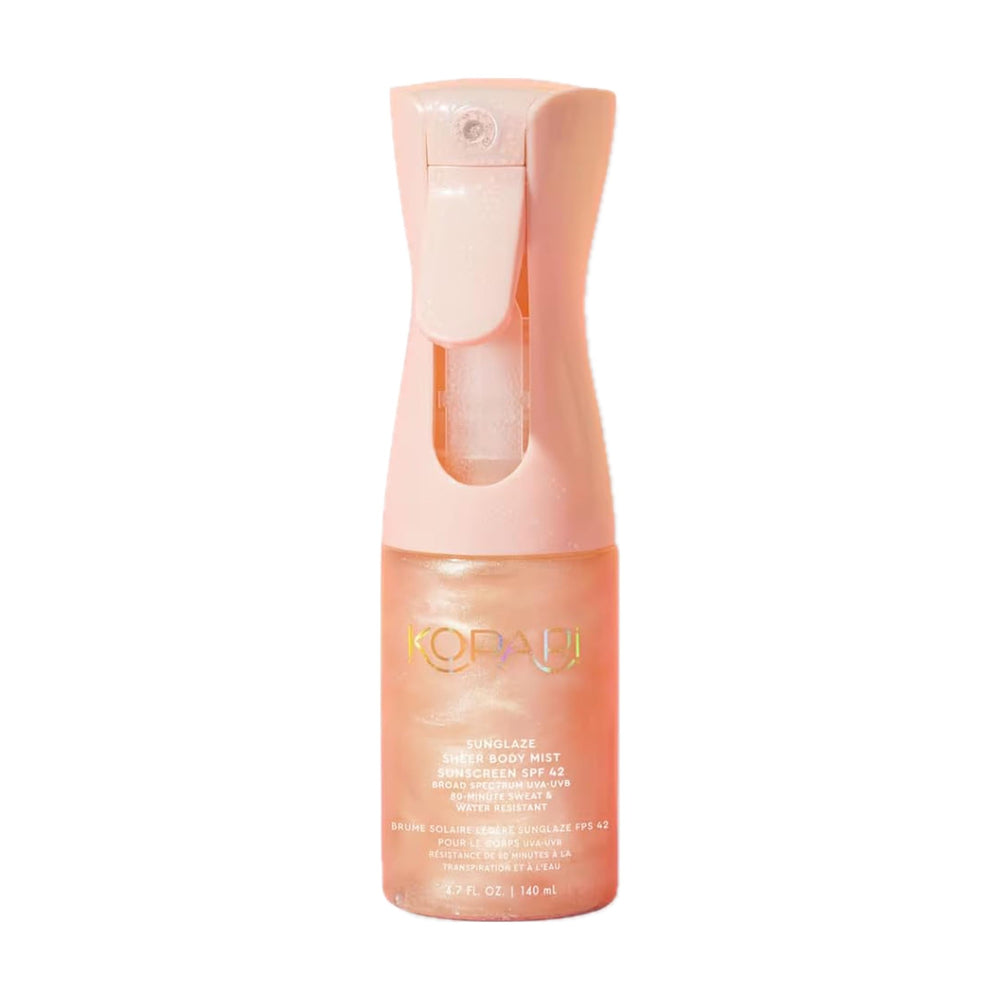 Kopari bottle front view showing sleek packaging and SPF benefit