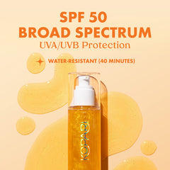 Kopari gel texture close-up showing lightweight, fast-absorbing formula