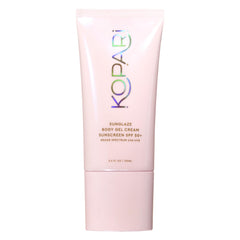 Kopari Sunglaze front packaging showing SPF 50+ to inspire confident protection
