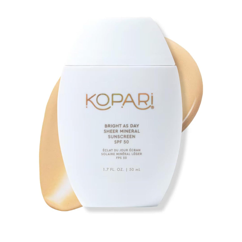 Kopari texture close-up showing smooth, blendable sunscreen finish