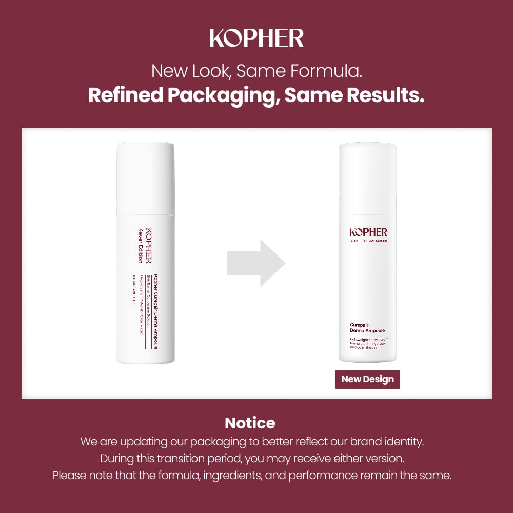 KOPHER close-up of bottle label highlighting 100ml size and actives