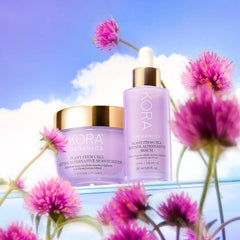 KORA Organics applying serum on hand demonstrating gentle finish