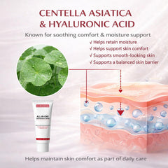 KORIDERM dispensing cream amount on fingertip for easy application