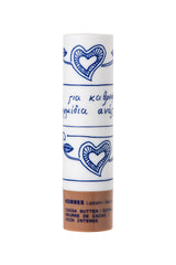 KORRES lip butter close-up texture showing creamy cocoa butter blend for smooth lips