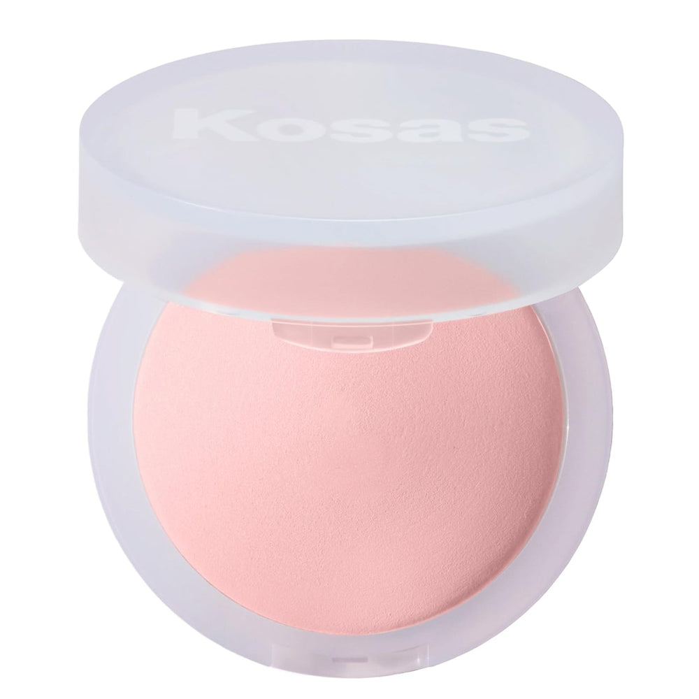 Kosas Cloud Set Candy compact front view showing sleek packaging and travel benefit