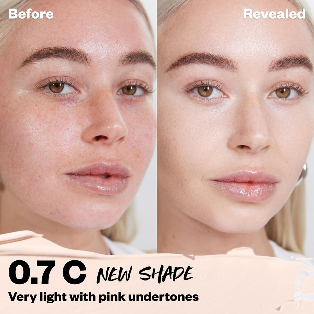Kosas Revealer applicator wand with doe-foot highlighting precise application benefit