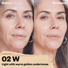 Kosas Revealer applicator wand dispensing product for precise under-eye placement