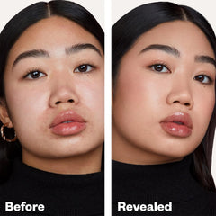 Kosas texture swipe showing smooth blendability for natural finish