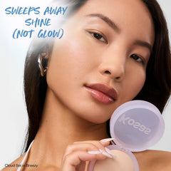 Kosas texture closeup of powder particles that blur pores and reduce shine