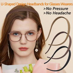 KOVOLITU curved-profile detail demonstrating gap for eyeglass temples benefit: no pressure