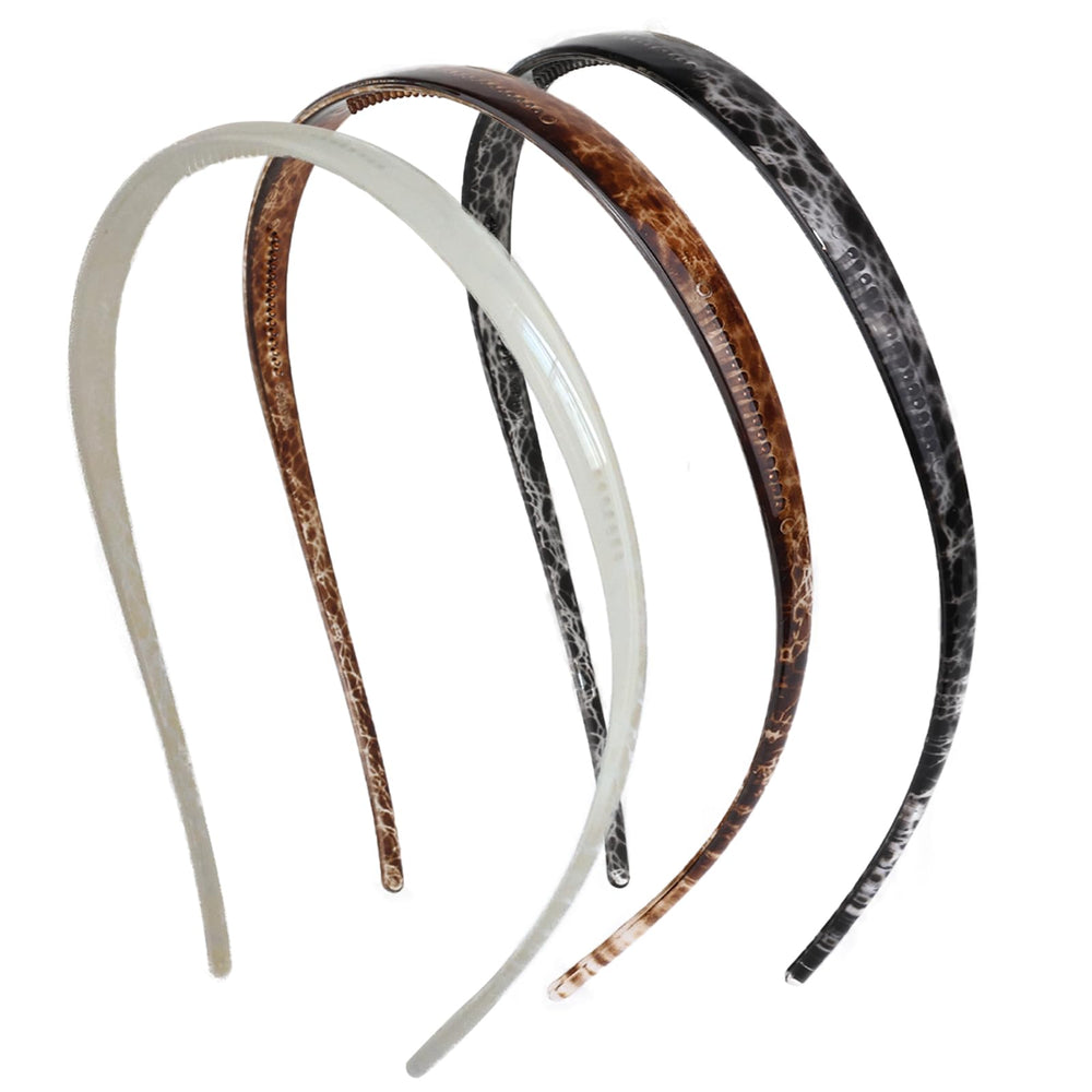 KOVOLITU front view of three headbands showing color set and fit benefit