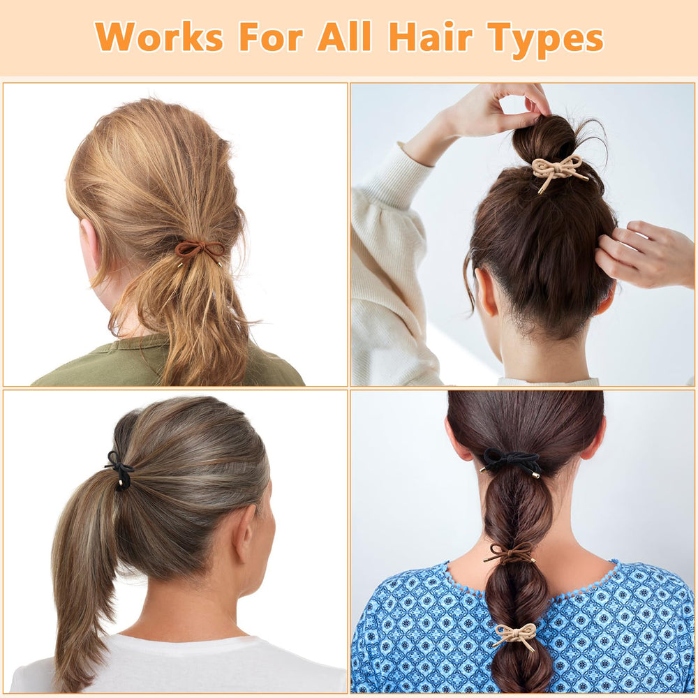 KOVOLITU in-use ponytail demonstrating secure hold and comfortable all-day wear