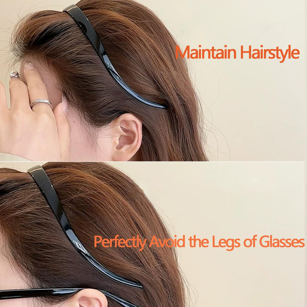 KOVOLITU detailed shot of inner tooth ridges securing hair without slipping for all-day wear