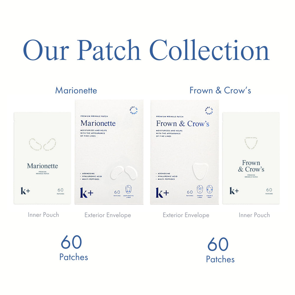 KPLUS open pack displaying individual patches and tidy storage