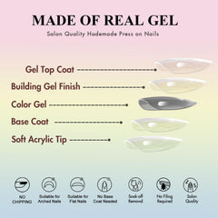 KQueenest application kit contents with tabs mini file and cuticle stick for easy use