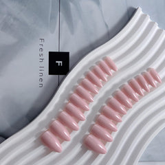 KQueenest step-by-step application showing glue-on nails for fast wear