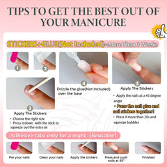 KQueenest application setup with adhesive tabs and glue for fast secure application