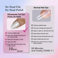 KQueenest nails worn at party demonstrating instant glamorous look