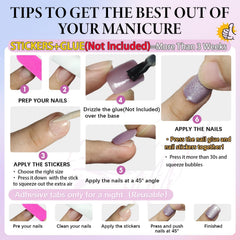 KQueenest on-hand styled short coffin nails demonstrating finished look for events