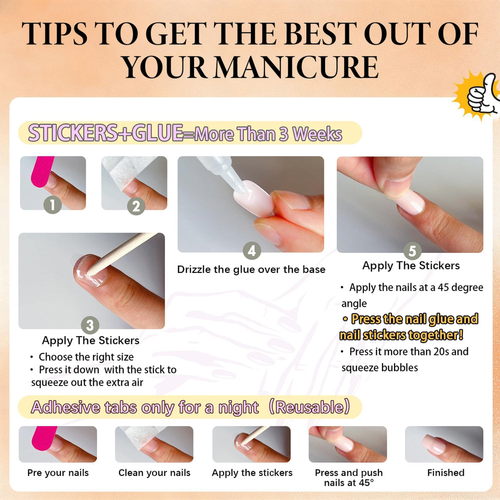KQueenest application scene with glue and adhesive tab choices illustrating secure hold