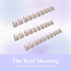 KQueenest nails next to ruler showing size options for accurate fitting