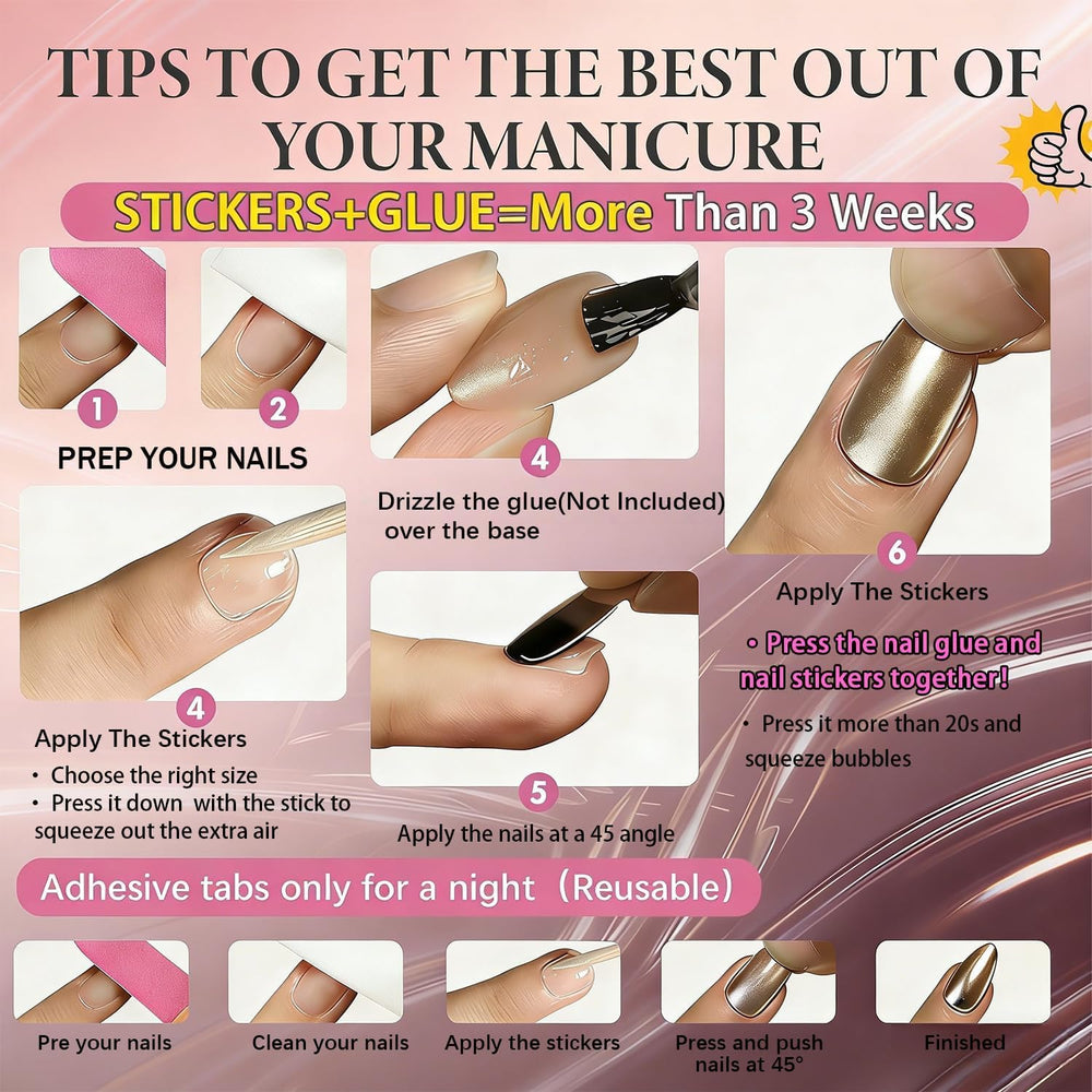 KQueenest side profile showing contoured cuticle fit for a seamless, natural appearance
