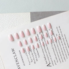 KQueenest side profile of short square nails demonstrating natural fit