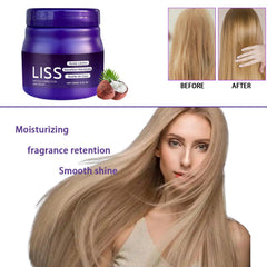 Krajiyya ingredient label close-up showing keratin and coconut oil benefits