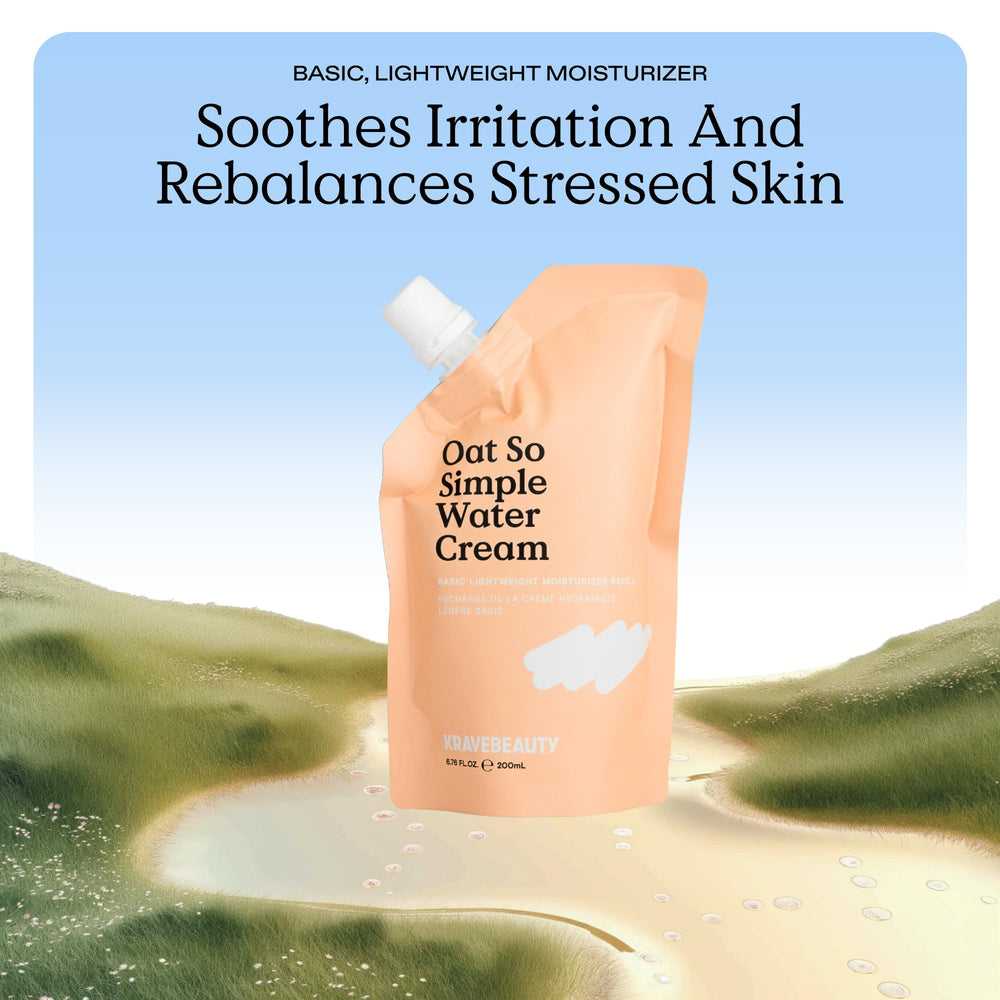 KraveBeauty oat extract close-up highlighting soothing ingredient benefits