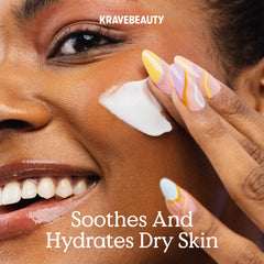 KraveBeauty refill pouch image demonstrating eco-friendly packaging benefit