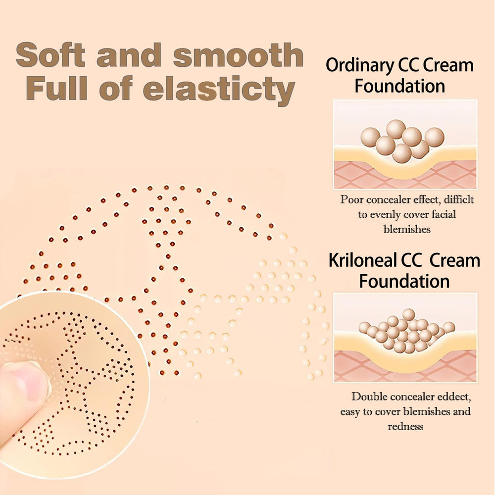 Kriloneal compact open to reveal cushion for easy on-the-go touch-ups benefit