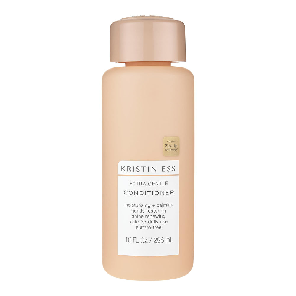 Kristin Ess bottle front view showing gentle, calming conditioner